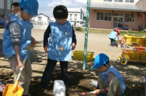 ほいくしつから写真