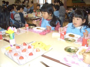 画像：お別れ昼食会をしました