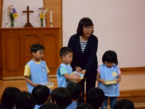 画像：6月生まれの3人のお友だち