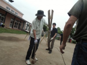 バリバリっていう音がして、竹が割れました! 画像:バリバリっていう音がして、竹が割れました!