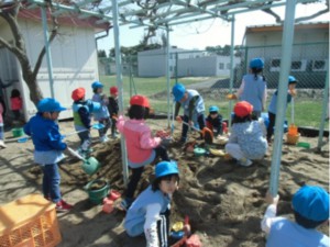 お砂場は人気です 画像:お砂場は人気です